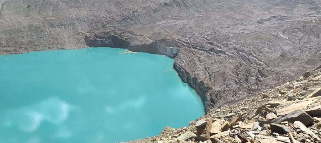 The Ghepan Glacier Lake