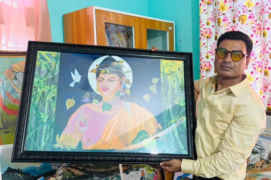 Rajneesh Thakur JBT Teacher and Artist Jogindernagar Mandi