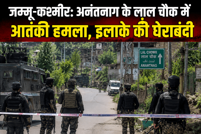 Anantnag Terrorist Attack: अनंतनाग के लाल चौक पर आतंकी हमला, अमरनाथ यात्रा ड्यूटी पर जवान शहीद Anantnag Terrorist Attack security forces at Lal Chowk